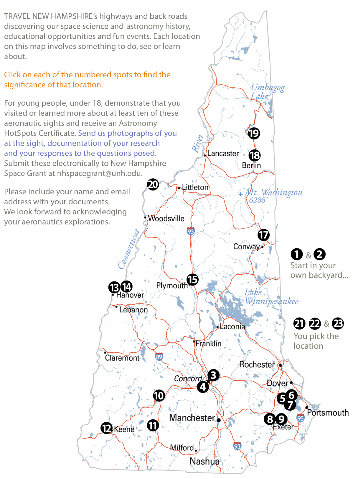 road trip aeronautic hotspots